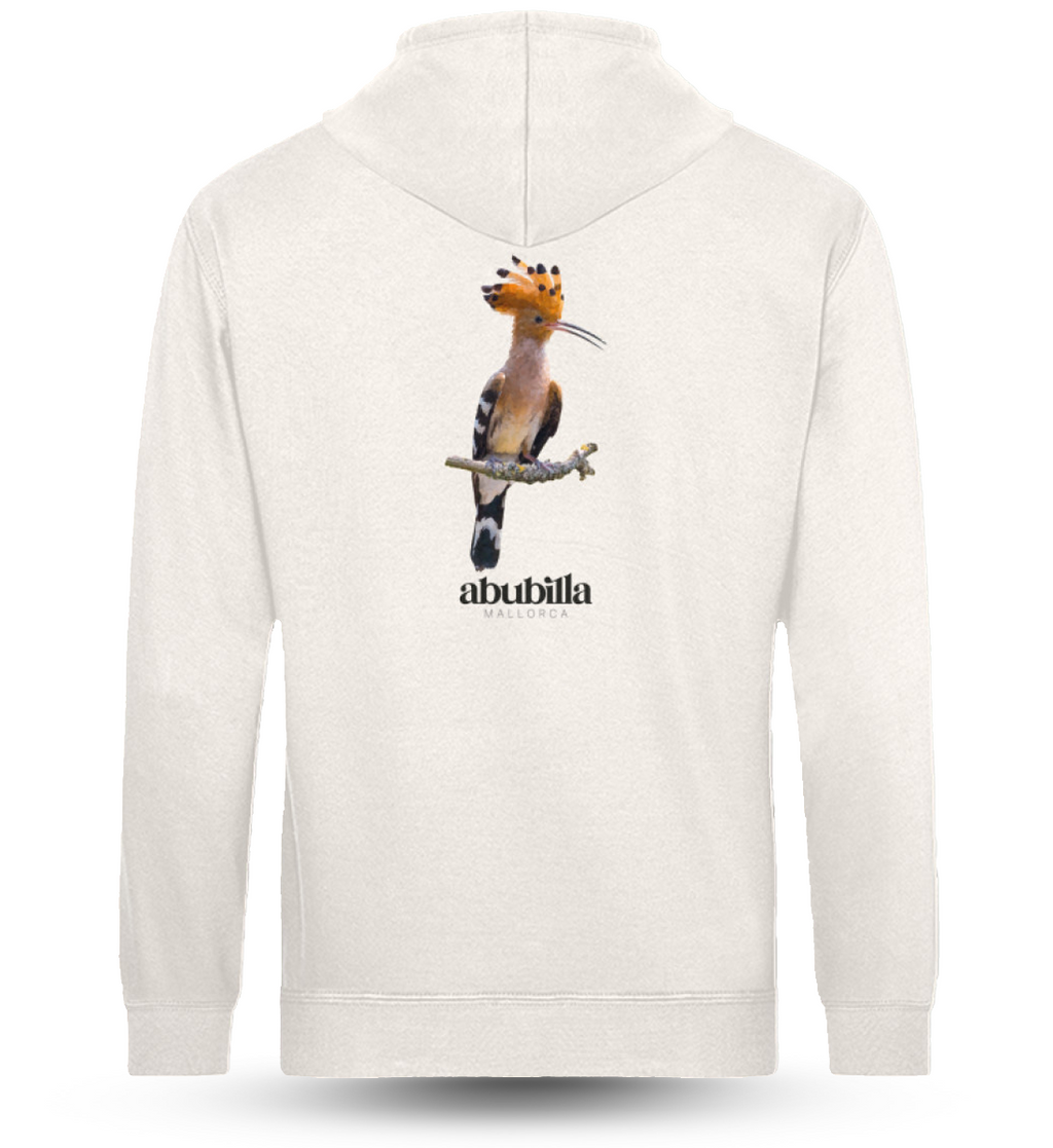 Abubilla Unisex Hoodie Vintage White