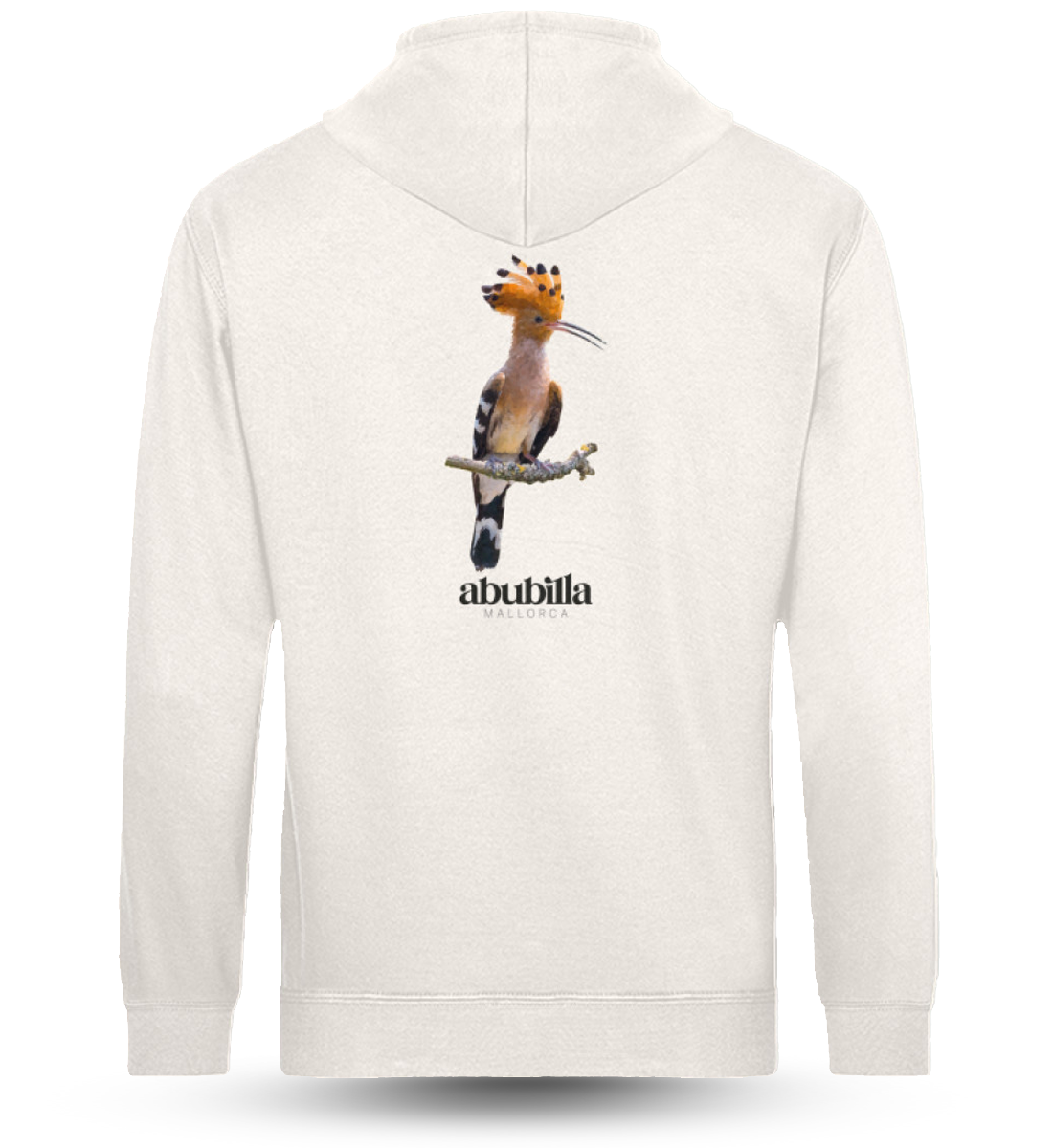 Abubilla Unisex Hoodie Vintage White