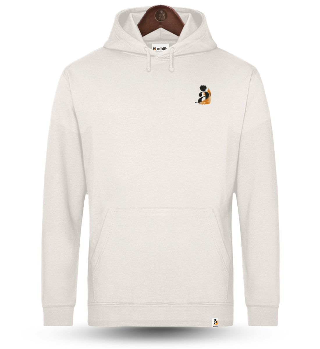 Abubilla Unisex Hoodie Vintage White