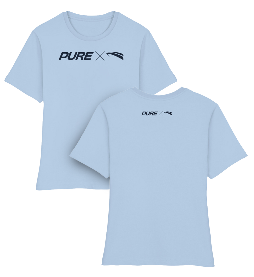 Pure X Pain  - Damen Organic Shirt blue soul