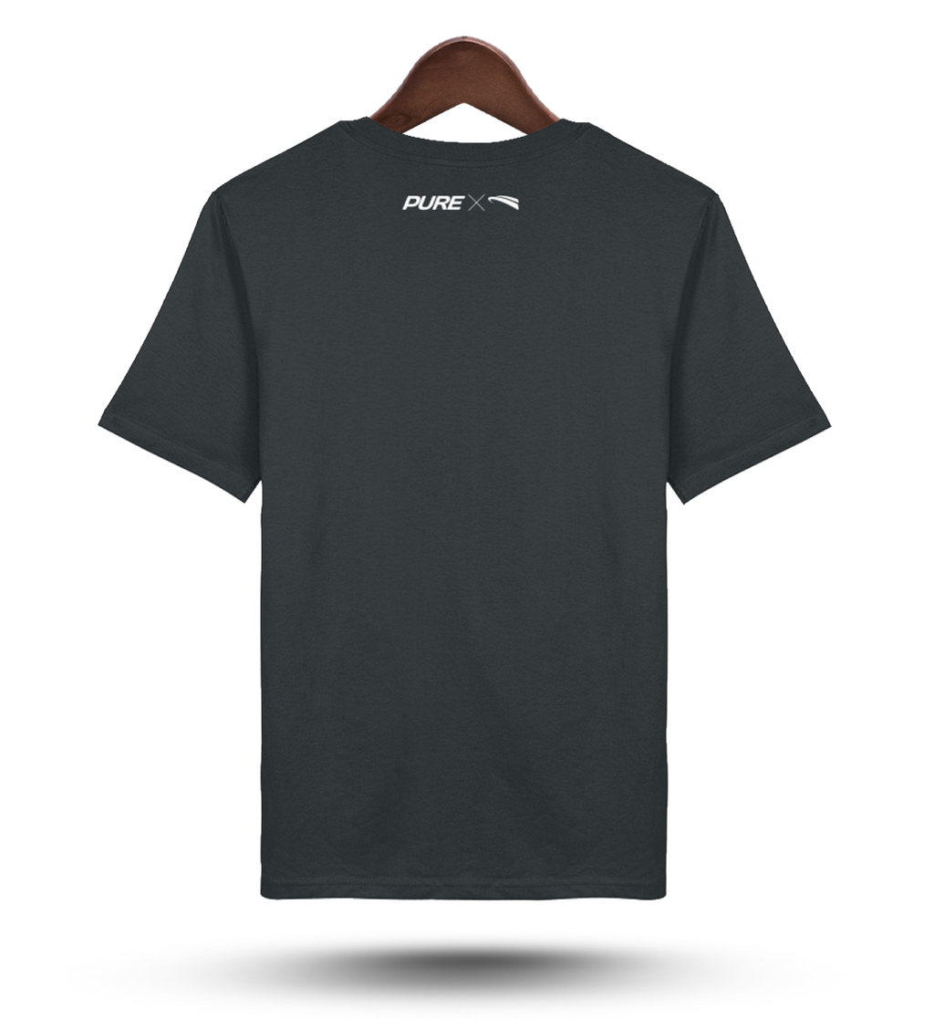 Pure X Pain  - Organic Shirt dark heather grey