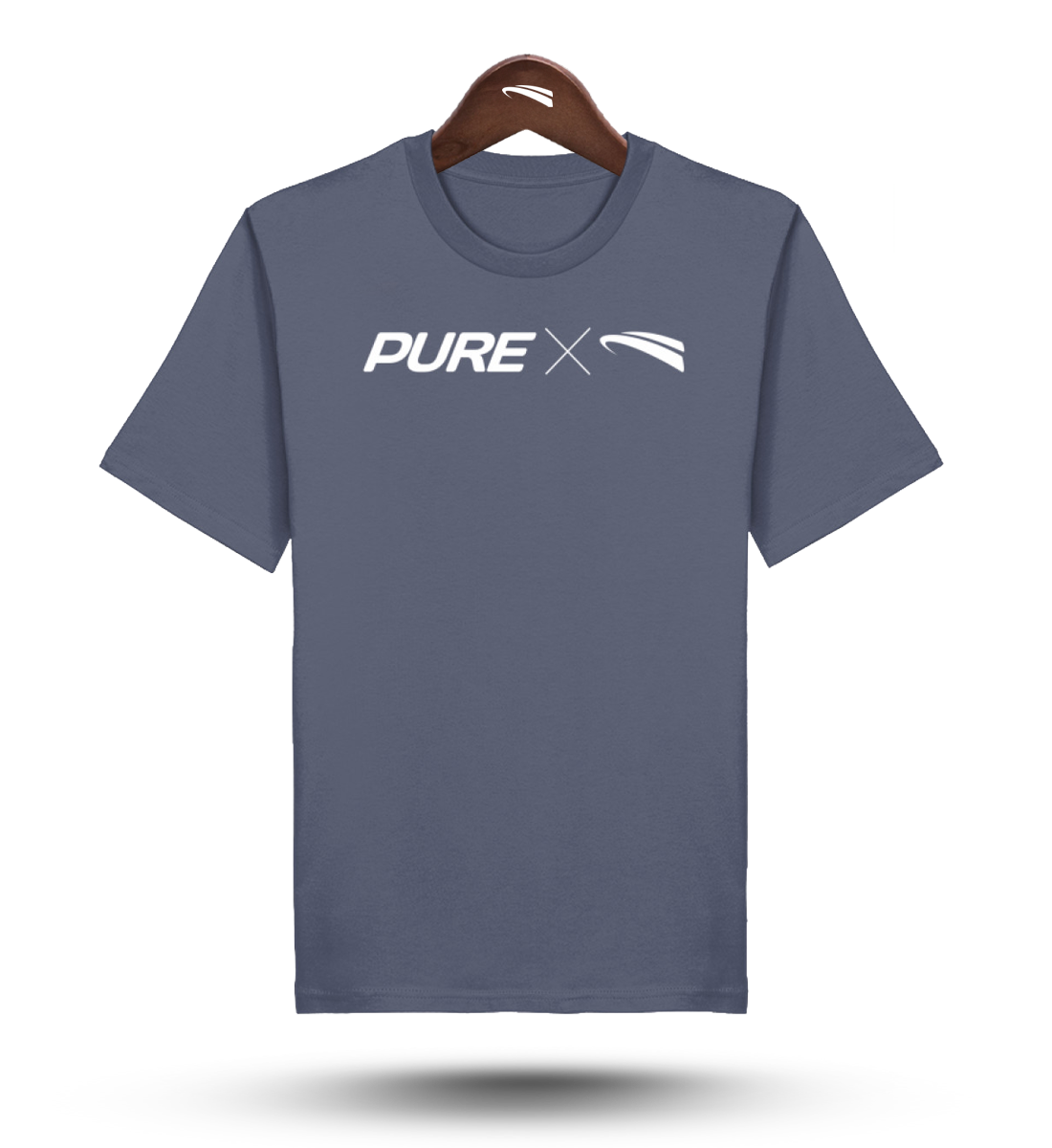 Pure X Pain  - Organic Shirt dark worker blue