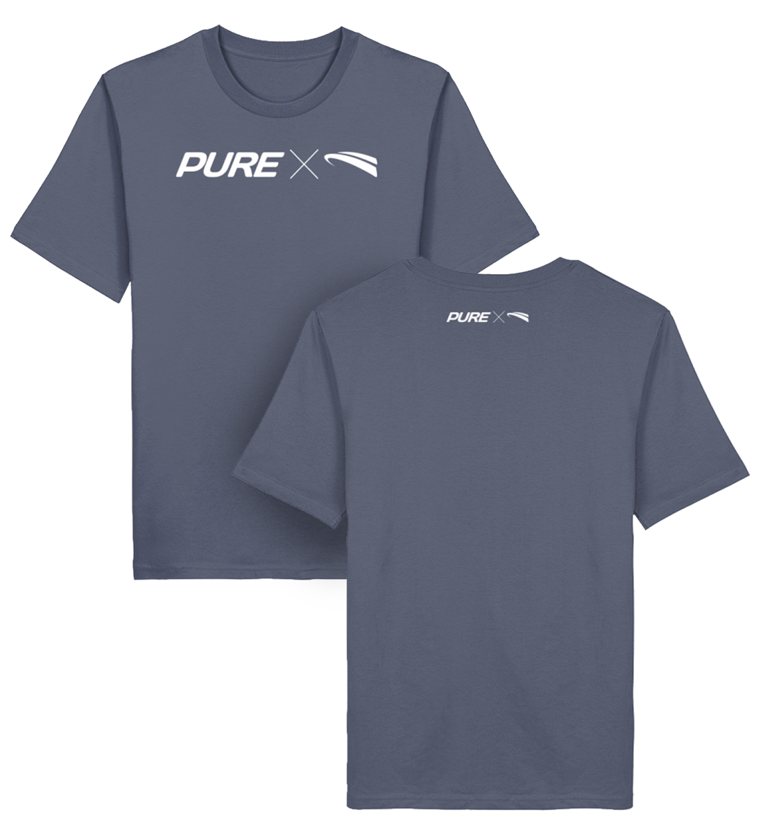 Pure X Pain  - Organic Shirt dark worker blue