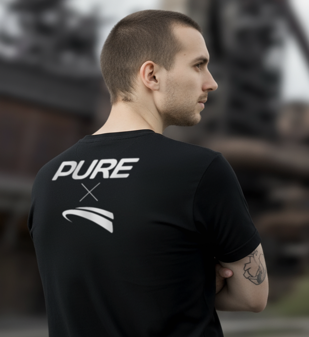 Pure X Pain  - Organic Shirt schwarz