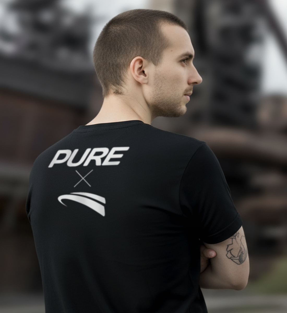 Pure X Pain  - Organic Shirt schwarz