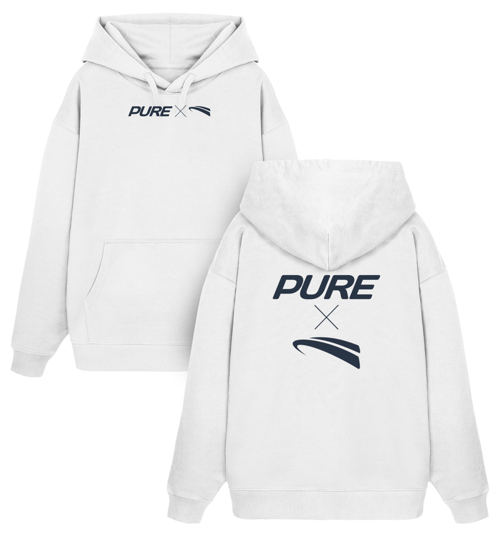 Pure X Pain  - Oversized Hoodie white