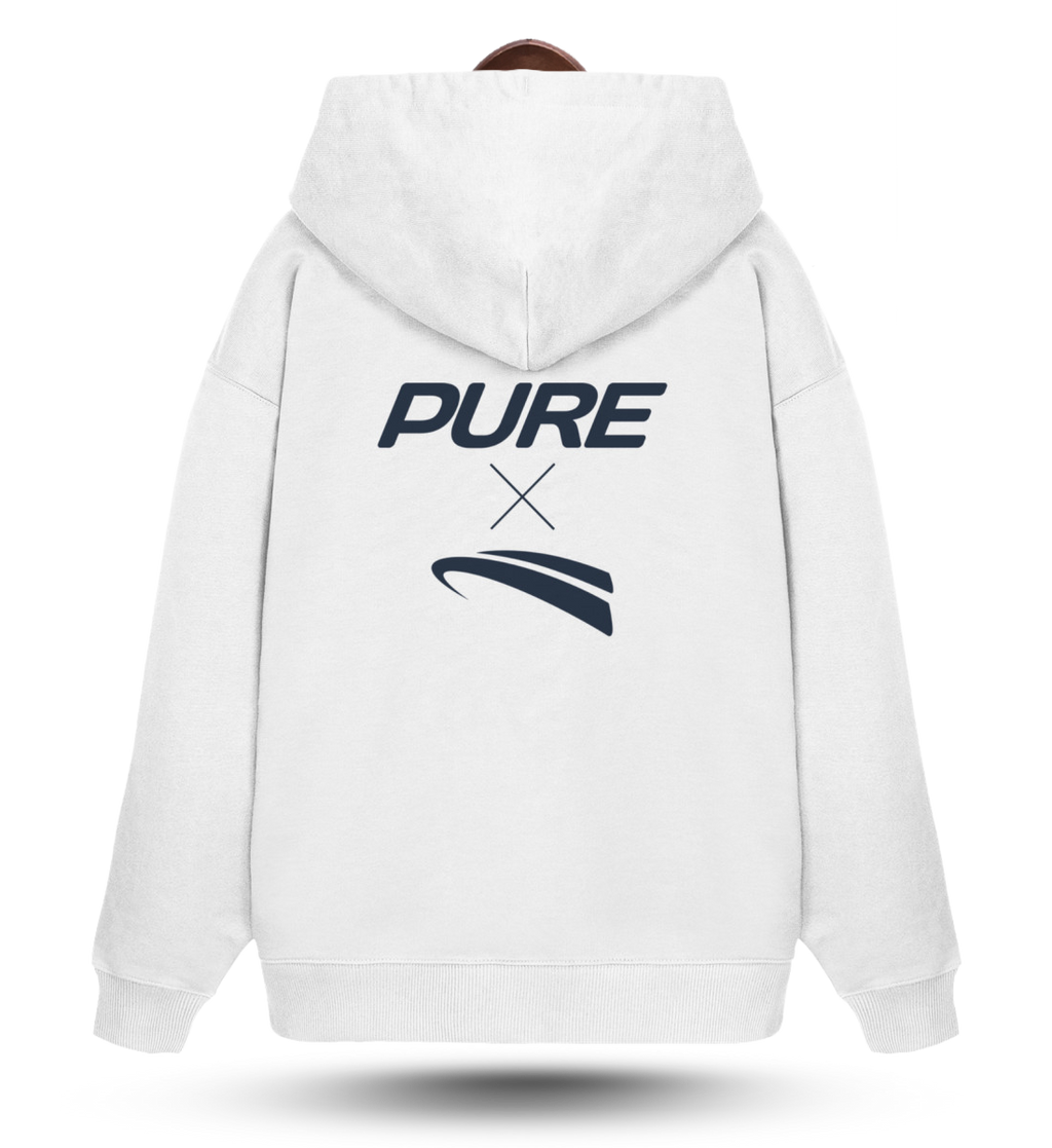Pure X Pain  - Oversized Hoodie weiss