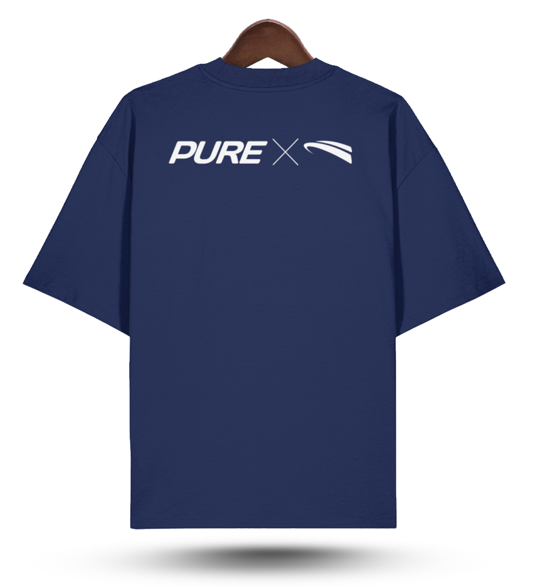 Pure X Pain  - Oversized Shirt french navy
