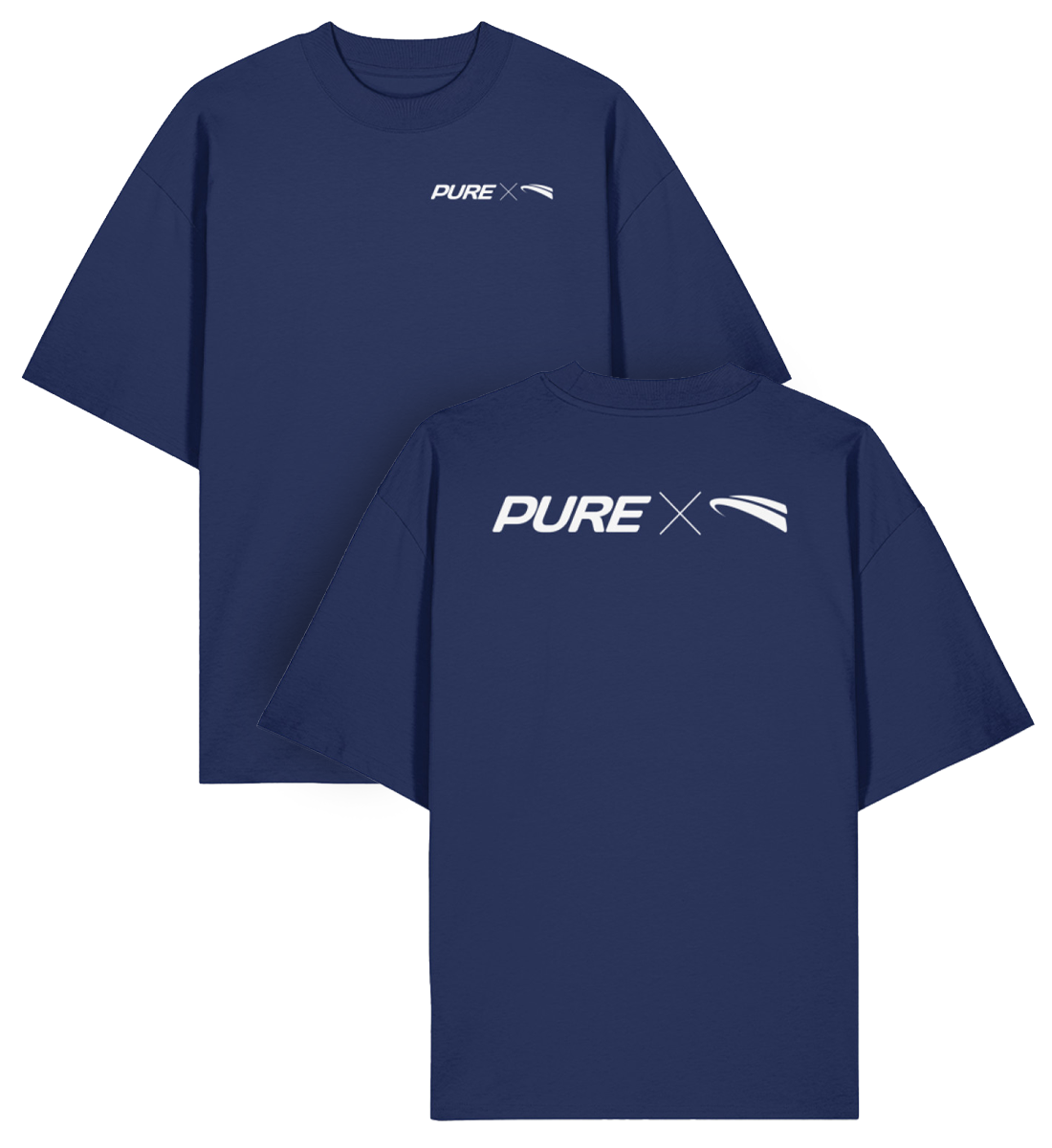 Pure X Pain  - Oversized Shirt french navy