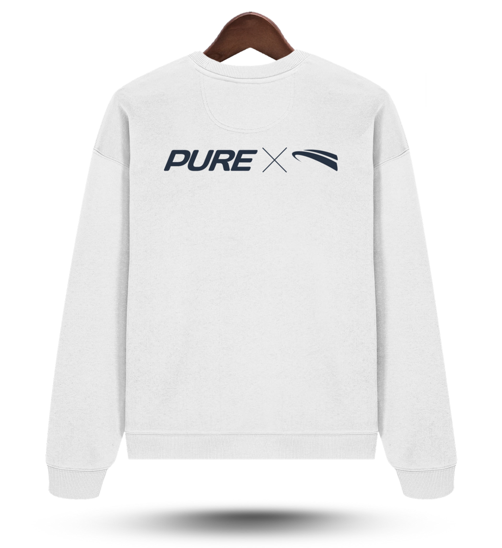 Pure X Pain  - Relaxed Sweatshirt white
