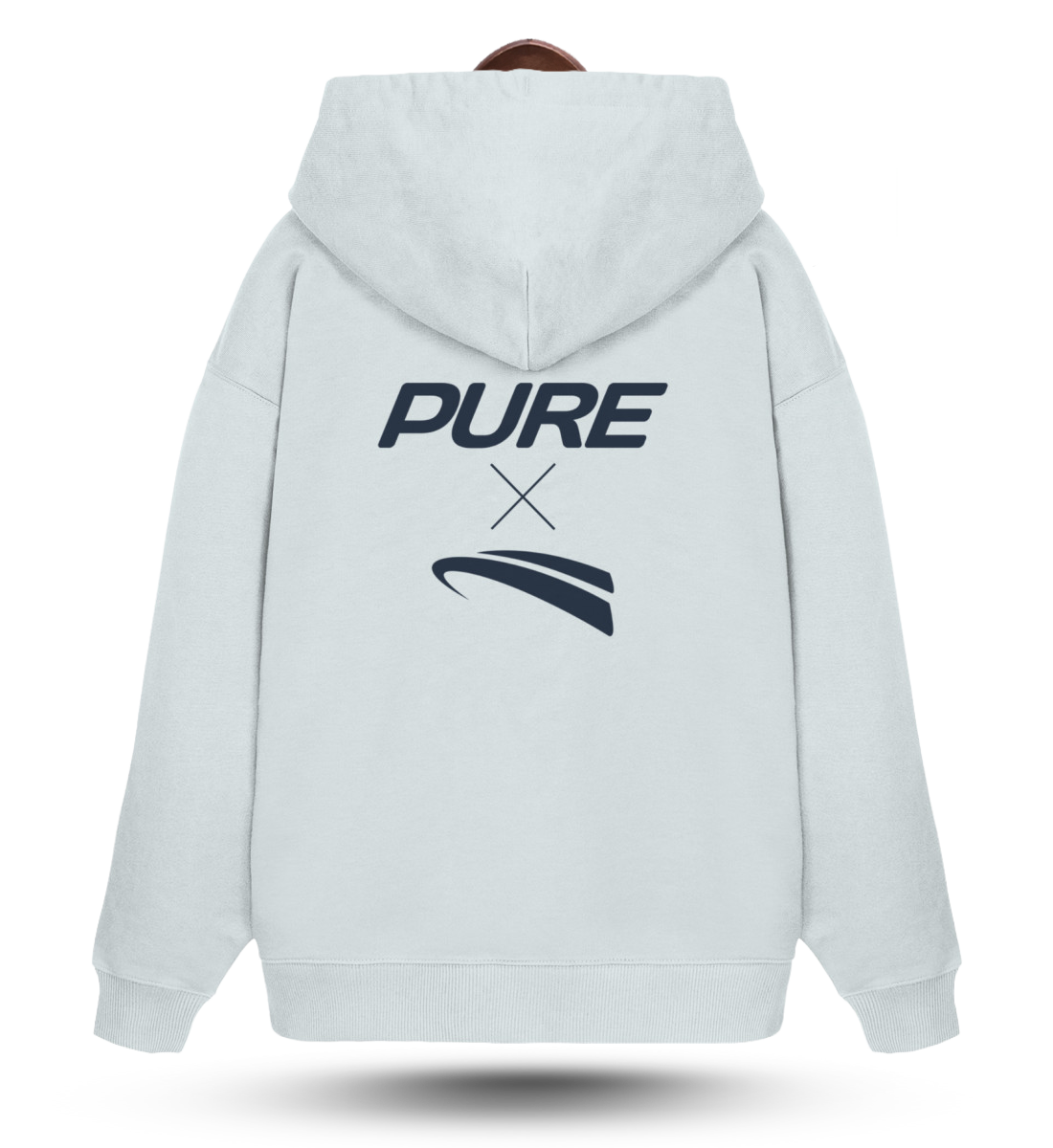 Pure X Pain Oversized Hoodie Blue Ice
