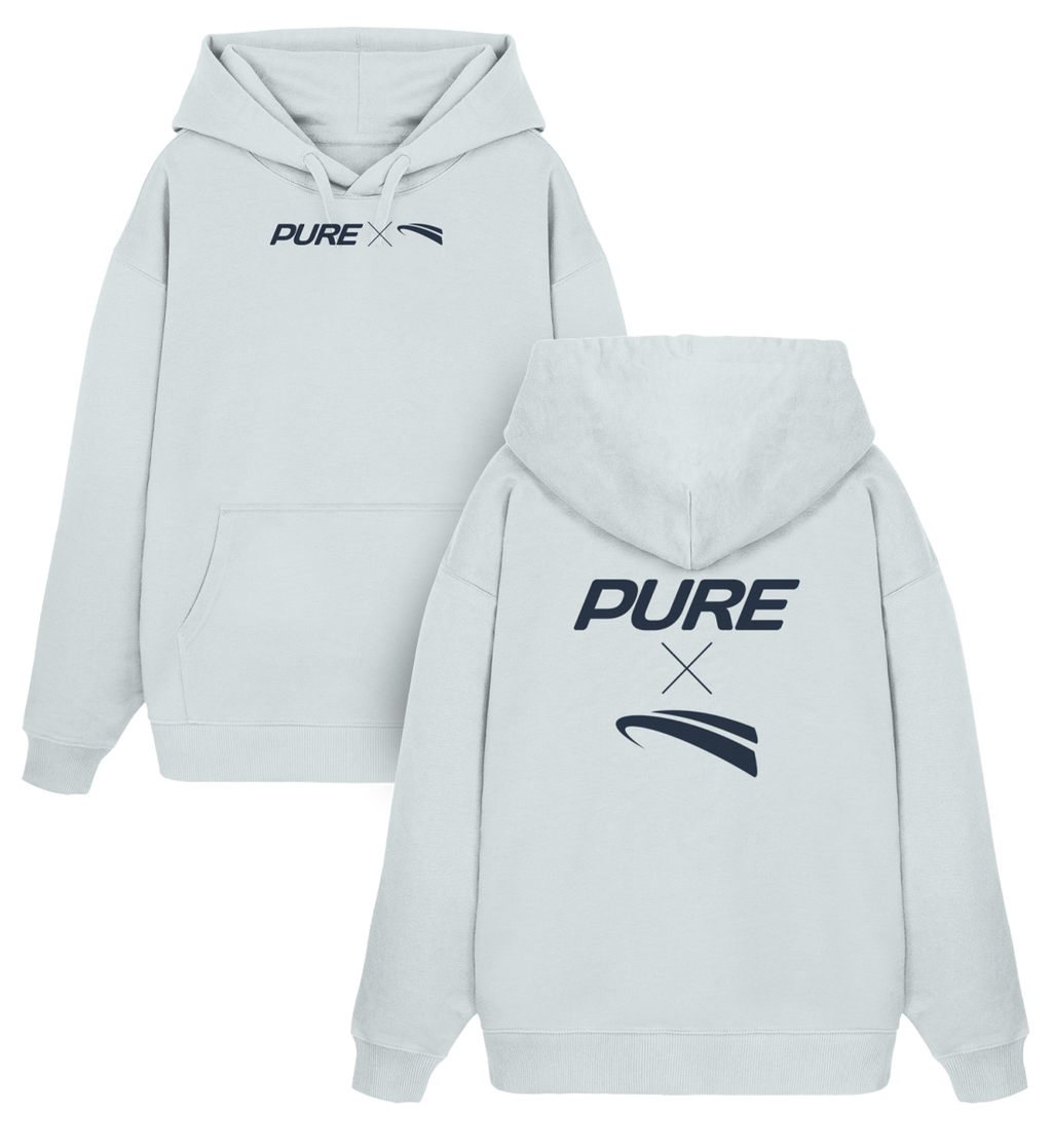 Pure X Pain Oversized Hoodie Blue Ice