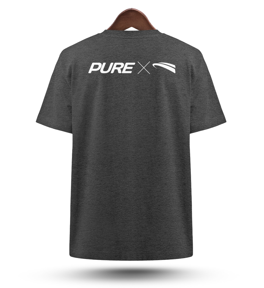 Pure X Pain Oversized Shirt Dark Heather Grey