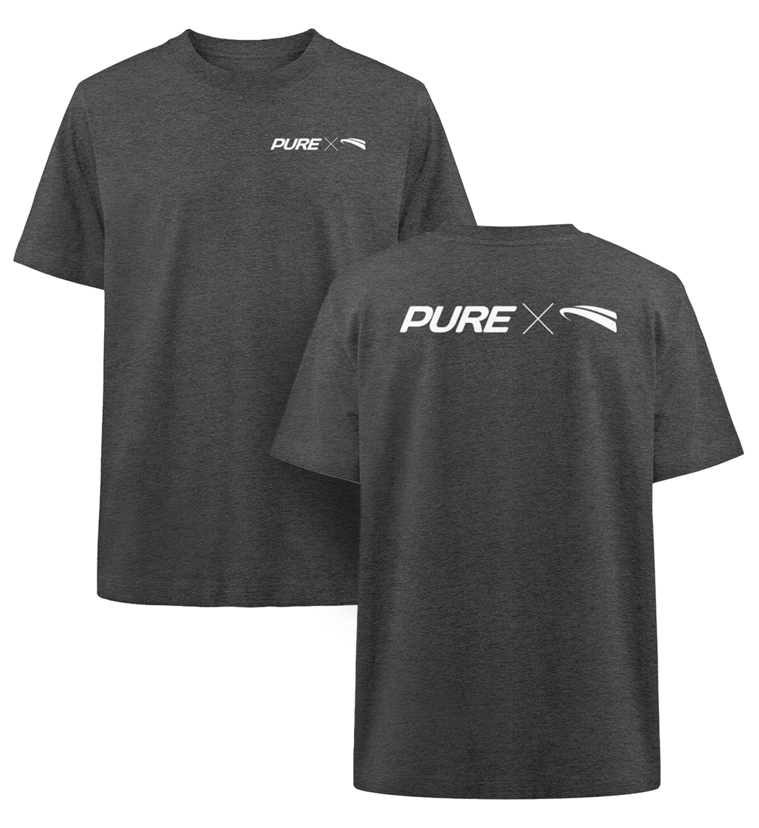 Pure X Pain Oversized Shirt Dark Heather Grey