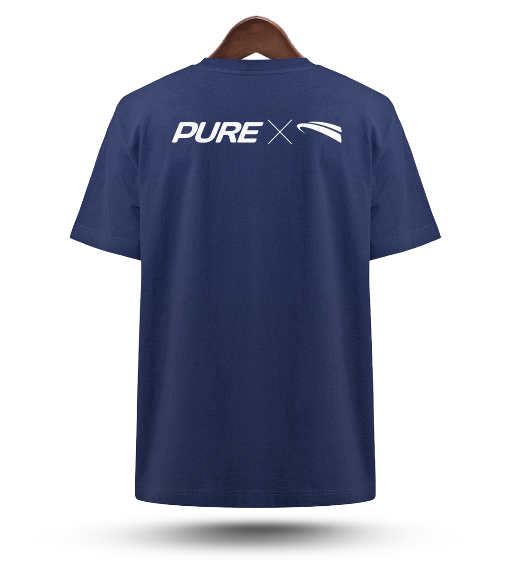 Pure X Pain Oversized Shirt French Navy
