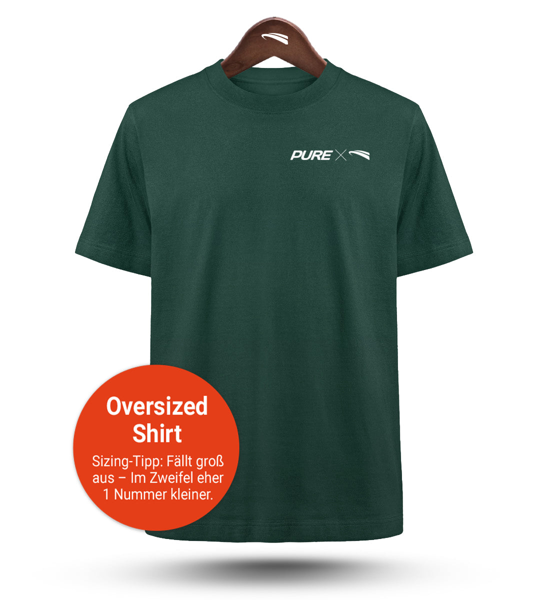 Pure X Pain Oversized Shirt Glazed Green