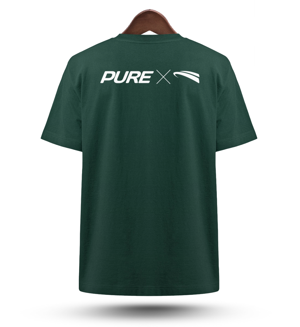 Pure X Pain Oversized Shirt Glazed Green