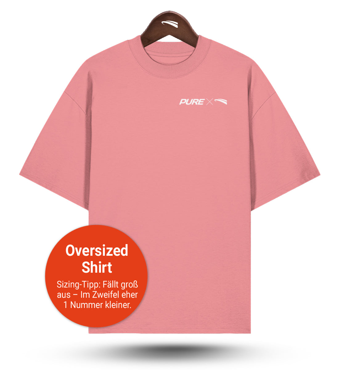 Pure X Pain Oversized Shirt Pink Joy