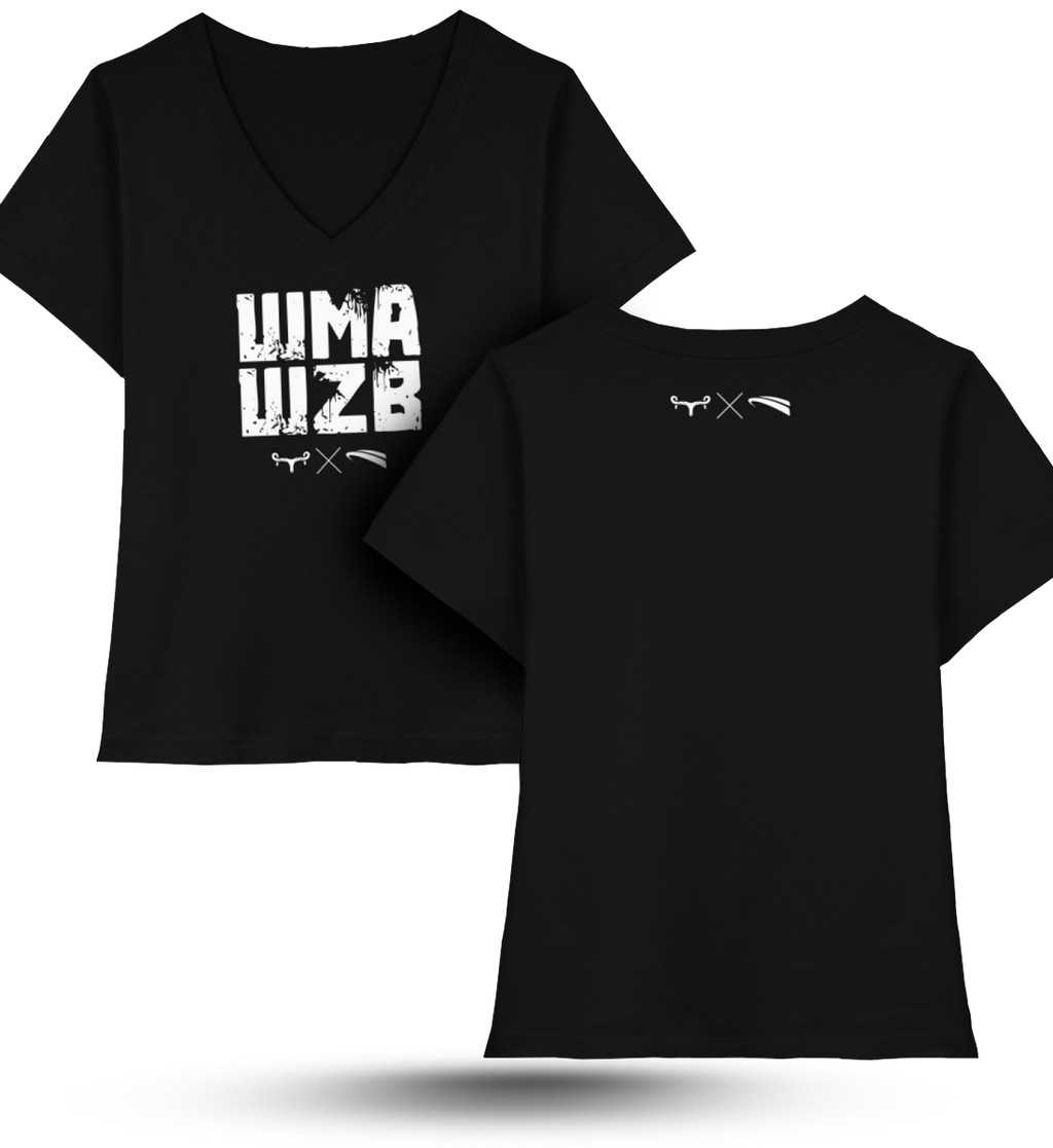 WMAWZB - Damen V-Neck Shirt black