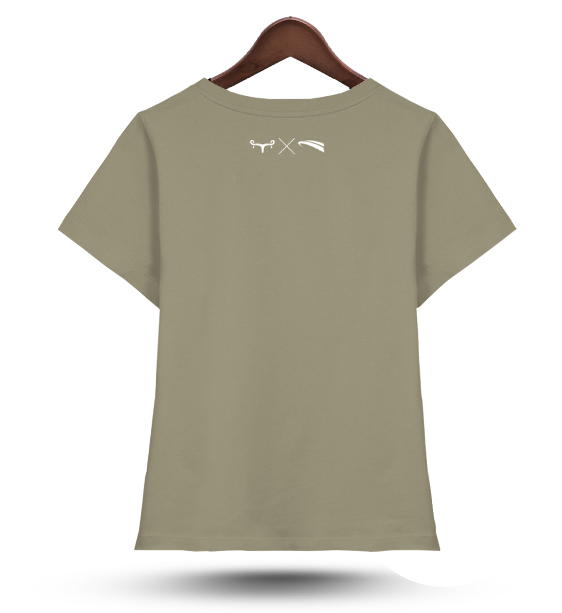 WMAWZB - Damen V-Neck Shirt khaki