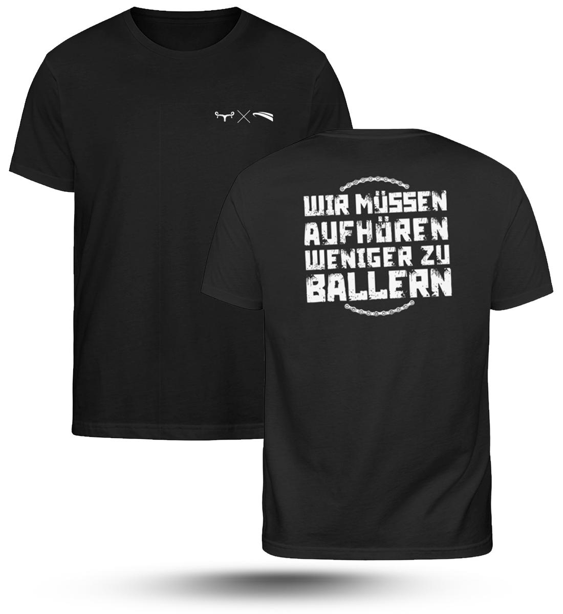 WMAWZB - Organic Herren T-Shirt black