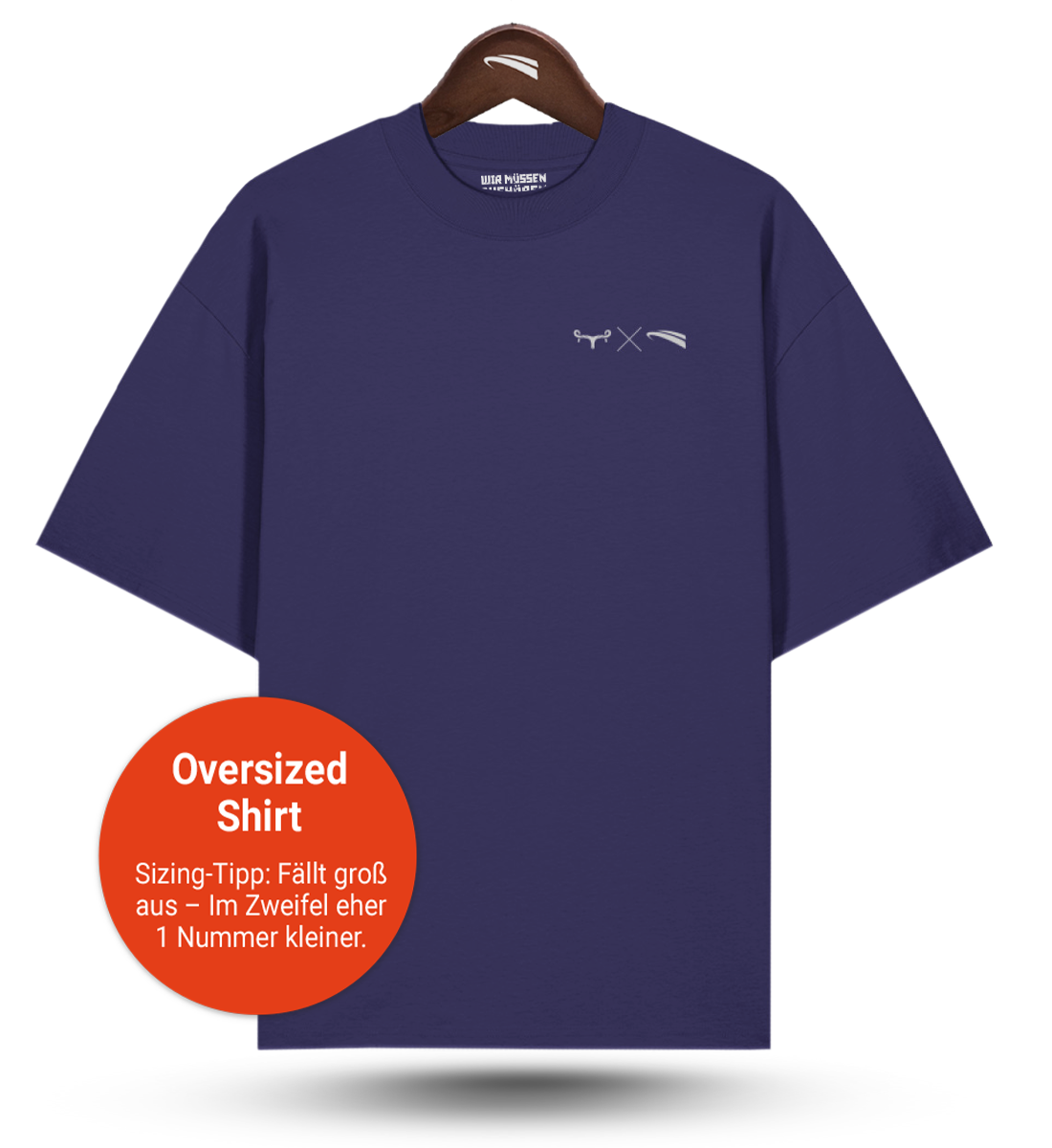 WMAWZB  - Oversized Shirt dusk