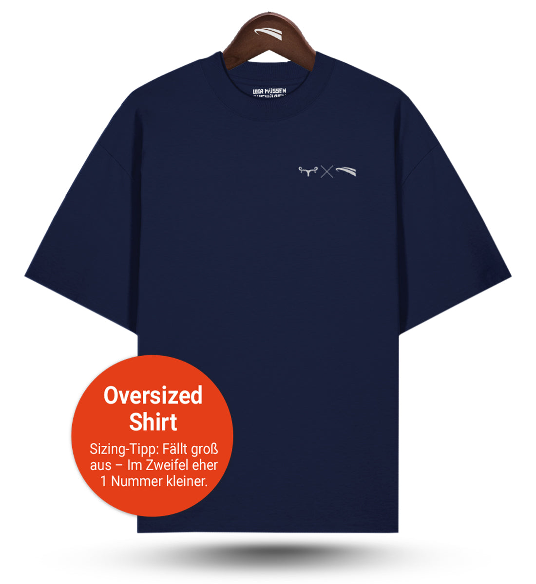 WMAWZB Oversized Shirt French Navy