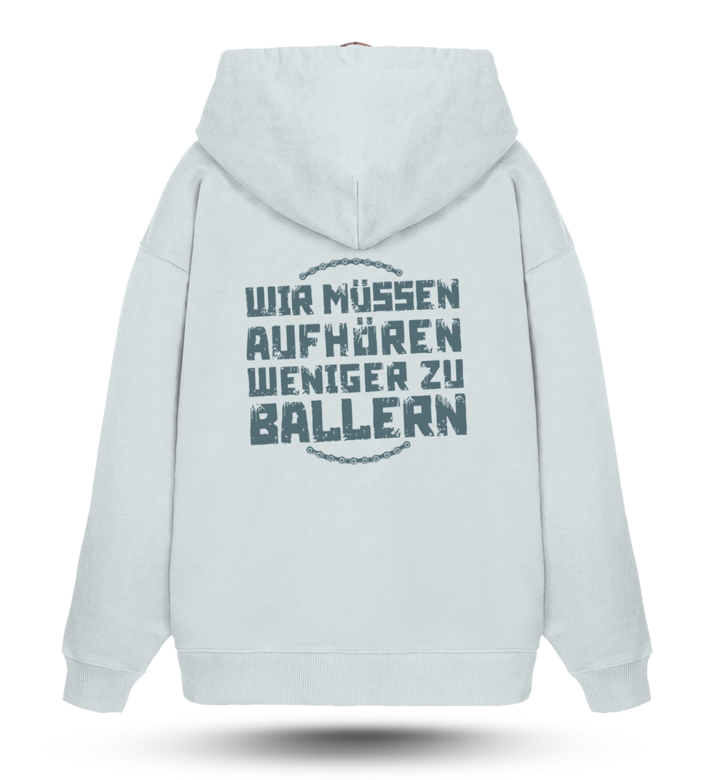 WMAWZB oversized hoodie blue ice
