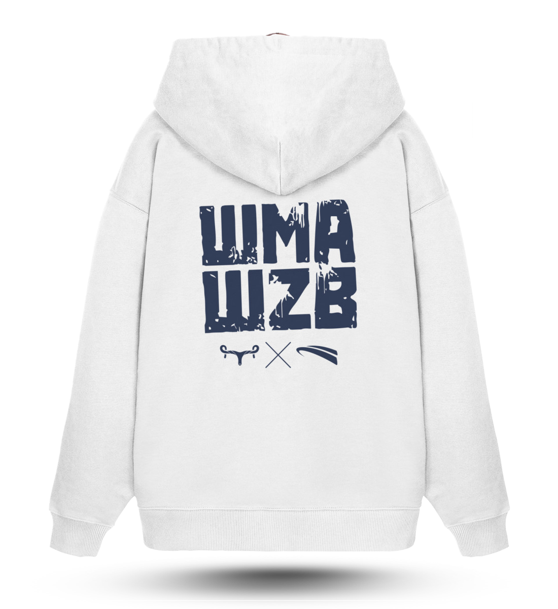 WMAWZB  - Organic Oversized Hoodie white