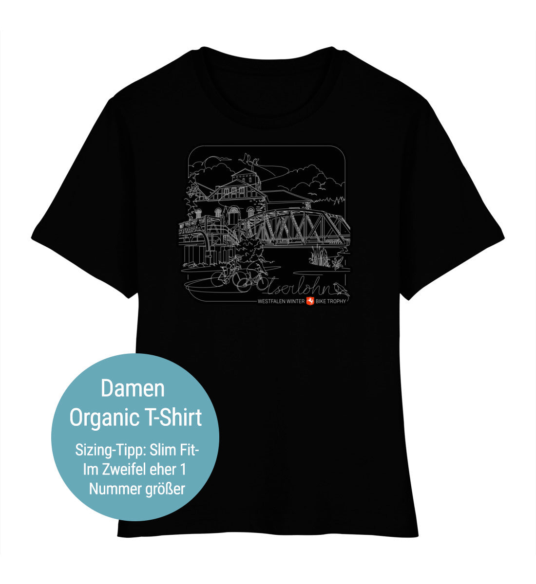 WWBT Iserlohn- Damen Premium Organic T-Shirt Black