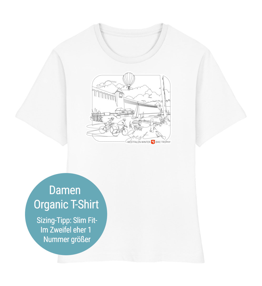 WWBT Soest- Damen Premium Organic T-Shirt White