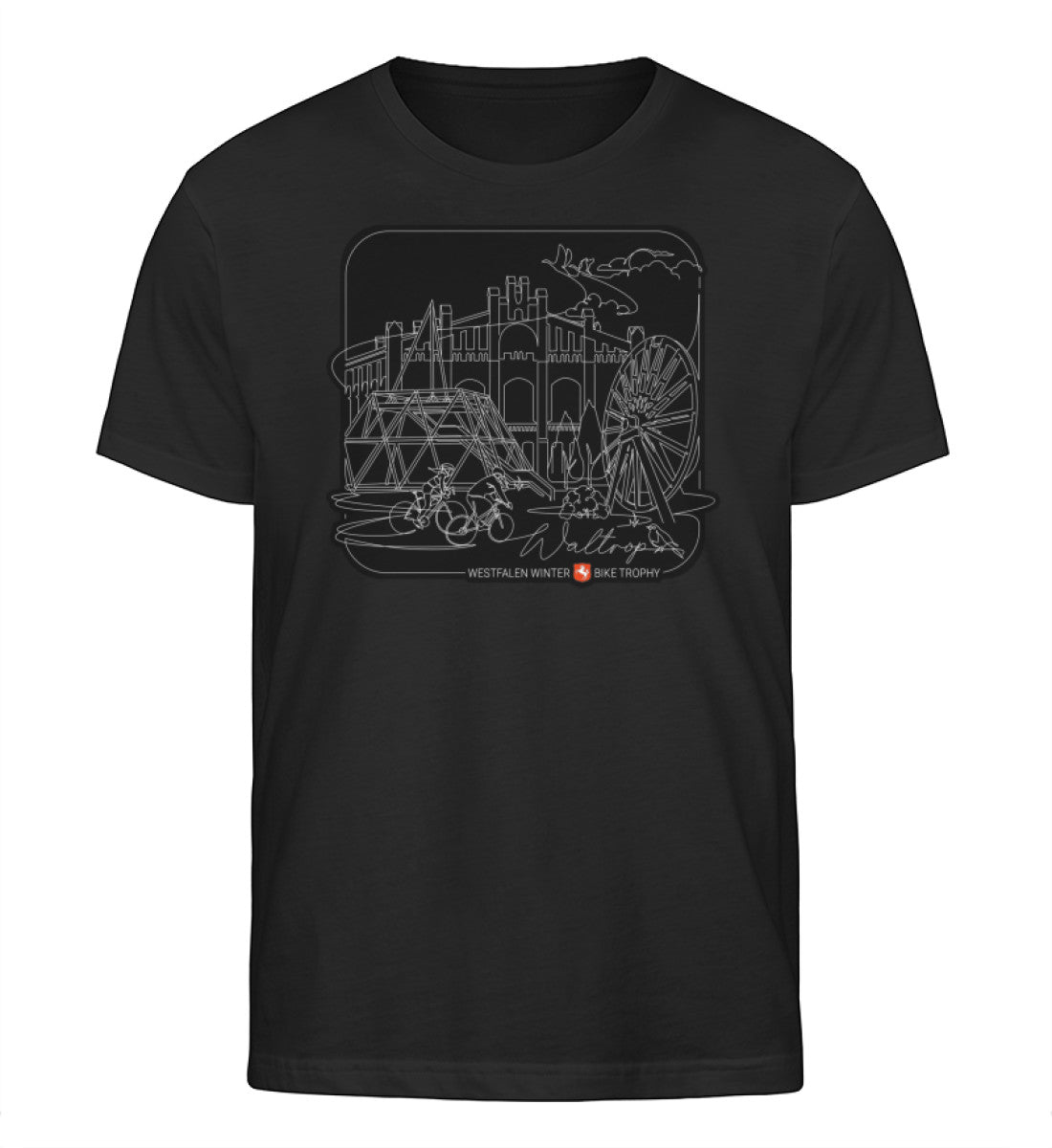 WWBT Waltrop  - Herren Organic Shirt Black