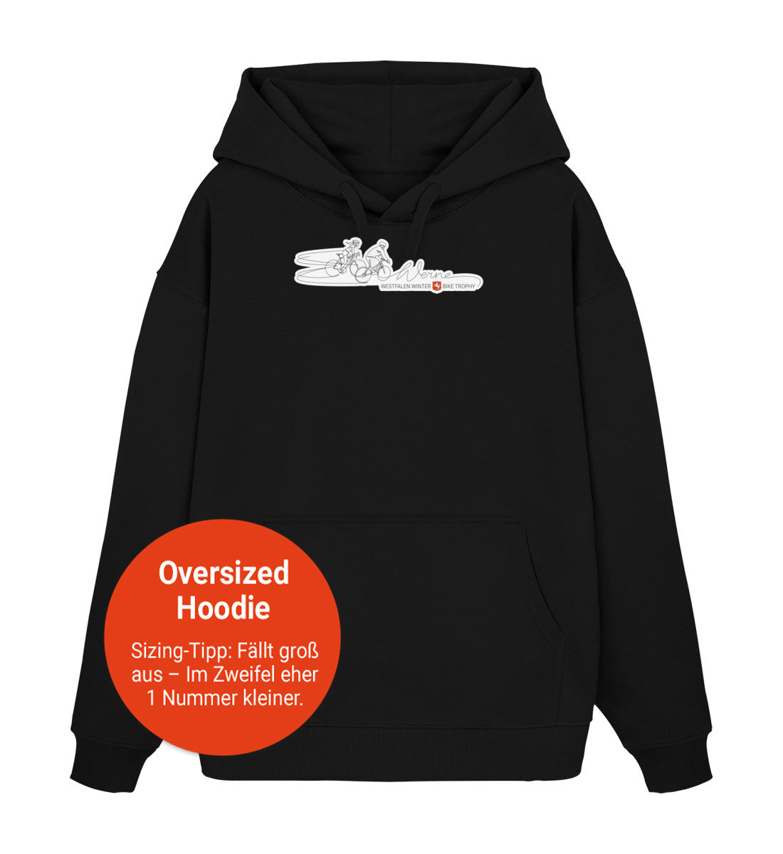 WWBT Werne   - Organic Oversized Hoodie black