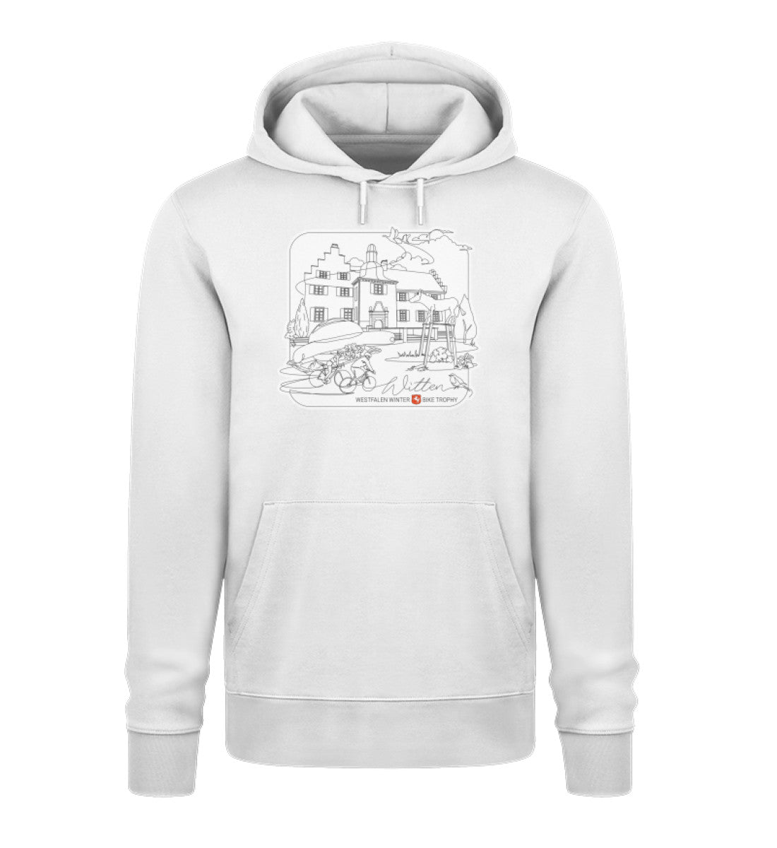 WWBT Witten  - Unisex Premium Organic Hoodie White