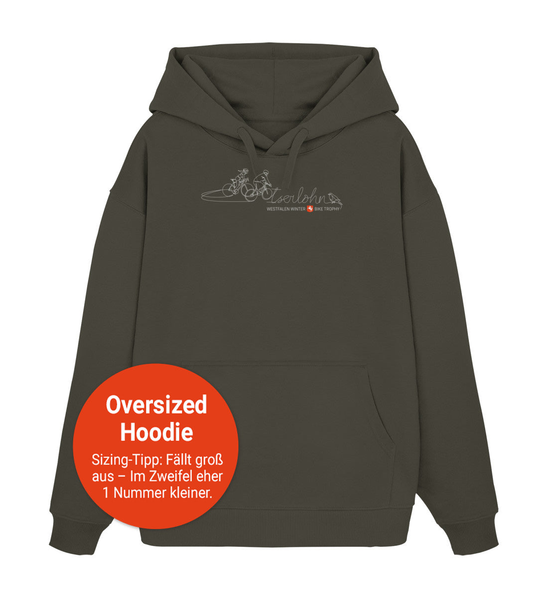 Winter Bike Iserlohn  - Organic Oversized Hoodie 2.0 ST/ST