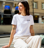 Abubilla Damen Bio-T-Shirt – Perched Hoopoe Backprint