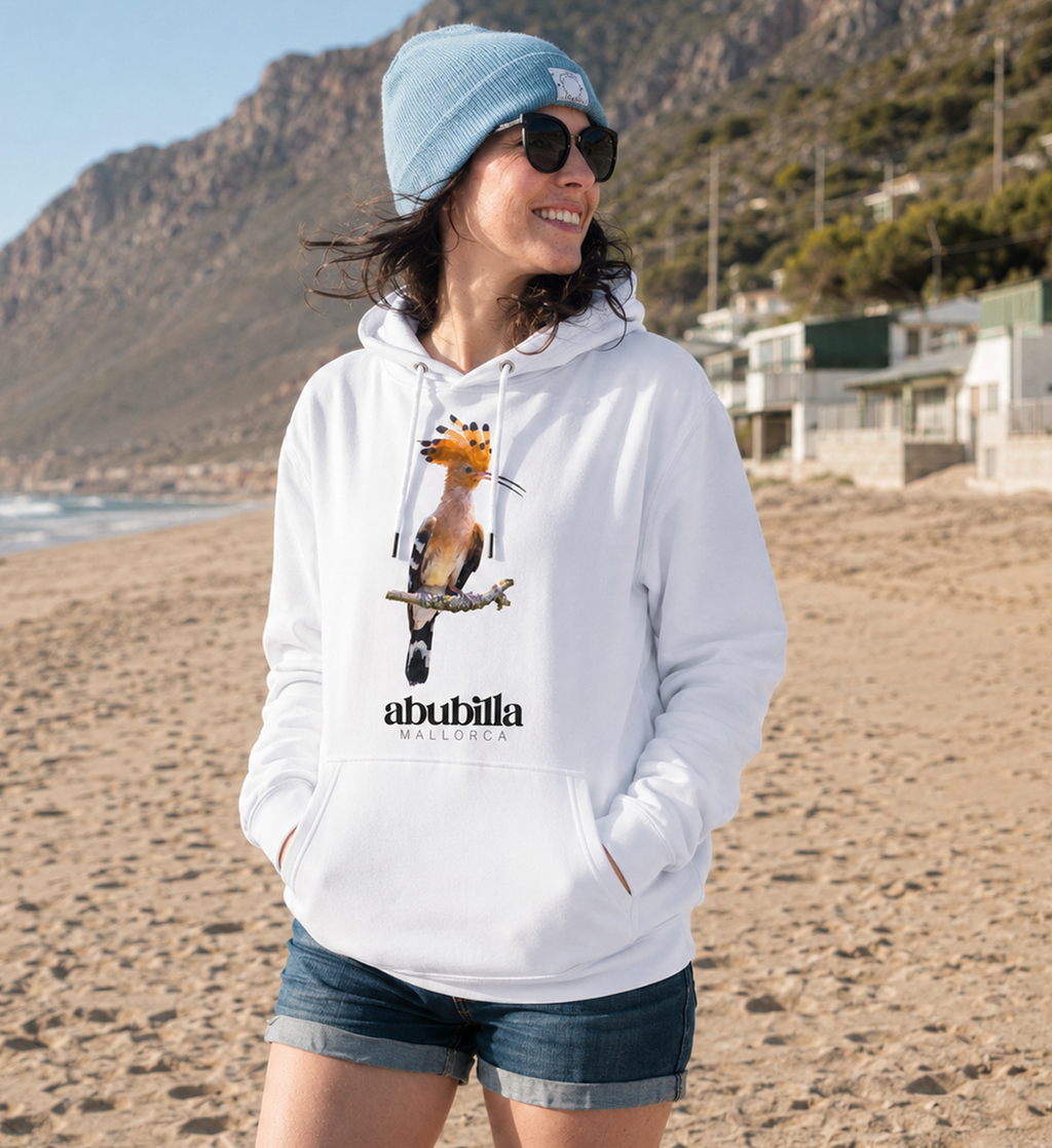 Abubilla Unisex Bio-Hoodie – Perched Hoopoe