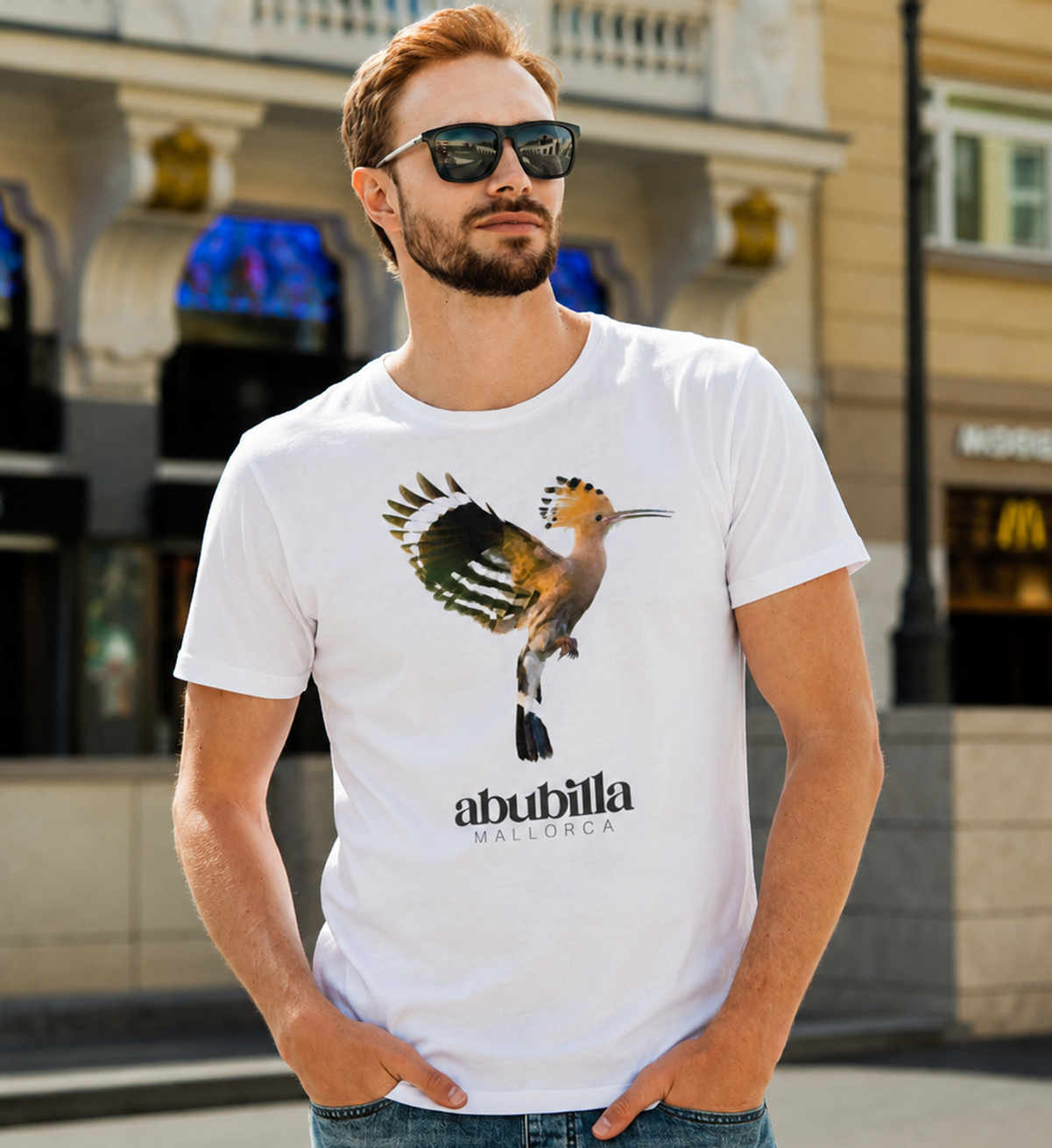 Abubilla Unisex Bio-T-Shirt – Hoopoe Soft Landing