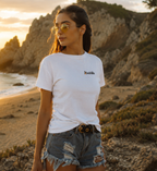 Abubilla Damen Bio-T-Shirt – Hoopoe Free Flight Backprint