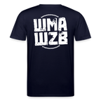 WMAWZB Unisex T-Shirt Dark with Logo Back Print