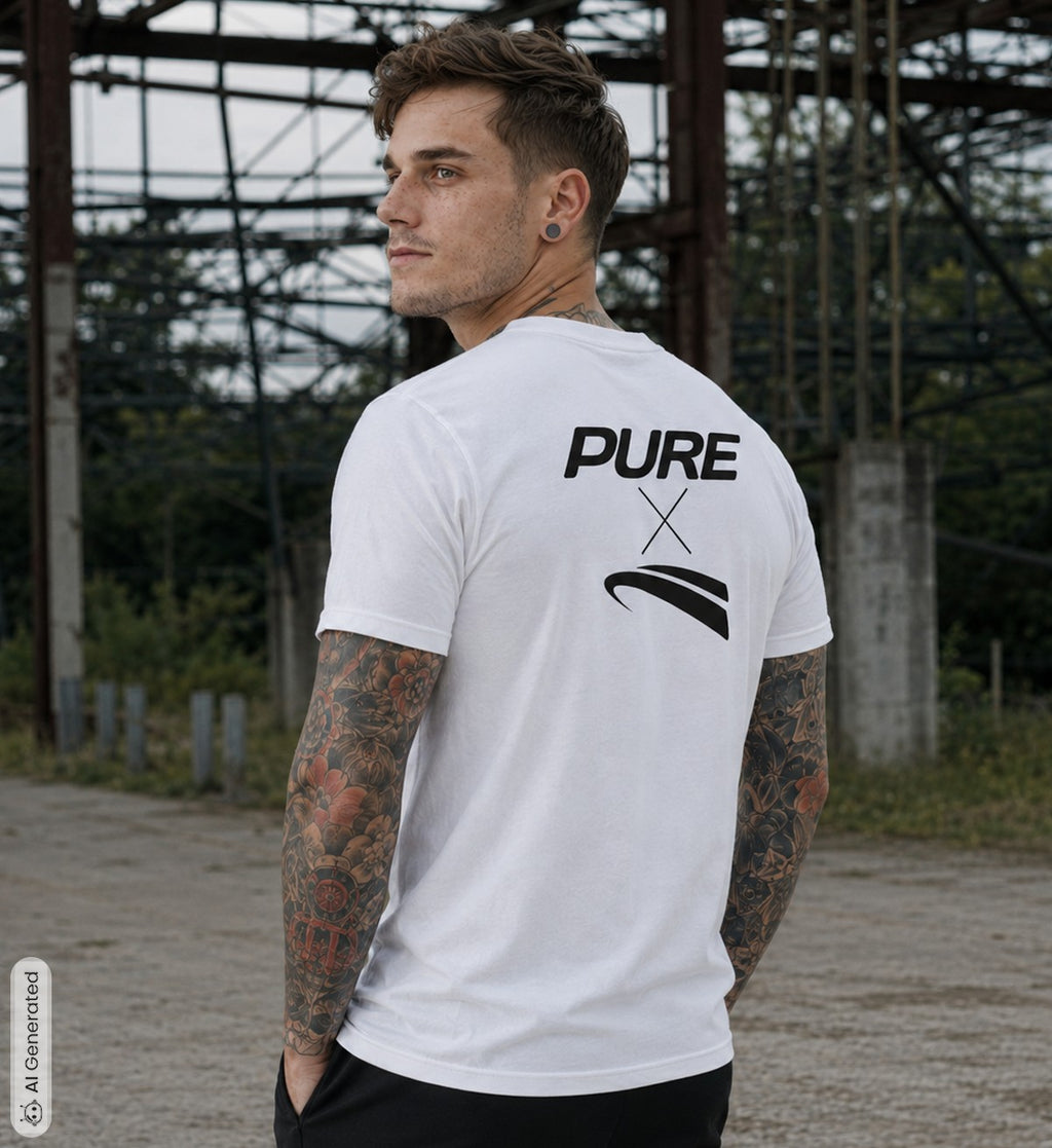 Pure x Pain Unisex T-Shirt Light with Signature Back Print