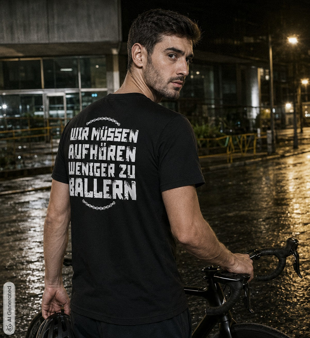 WMAWZB Unisex T-Shirt Dark with Statement Backprint