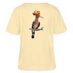 Abubilla Women's Organic T-Shirt - Perched Hoopoe Backprint