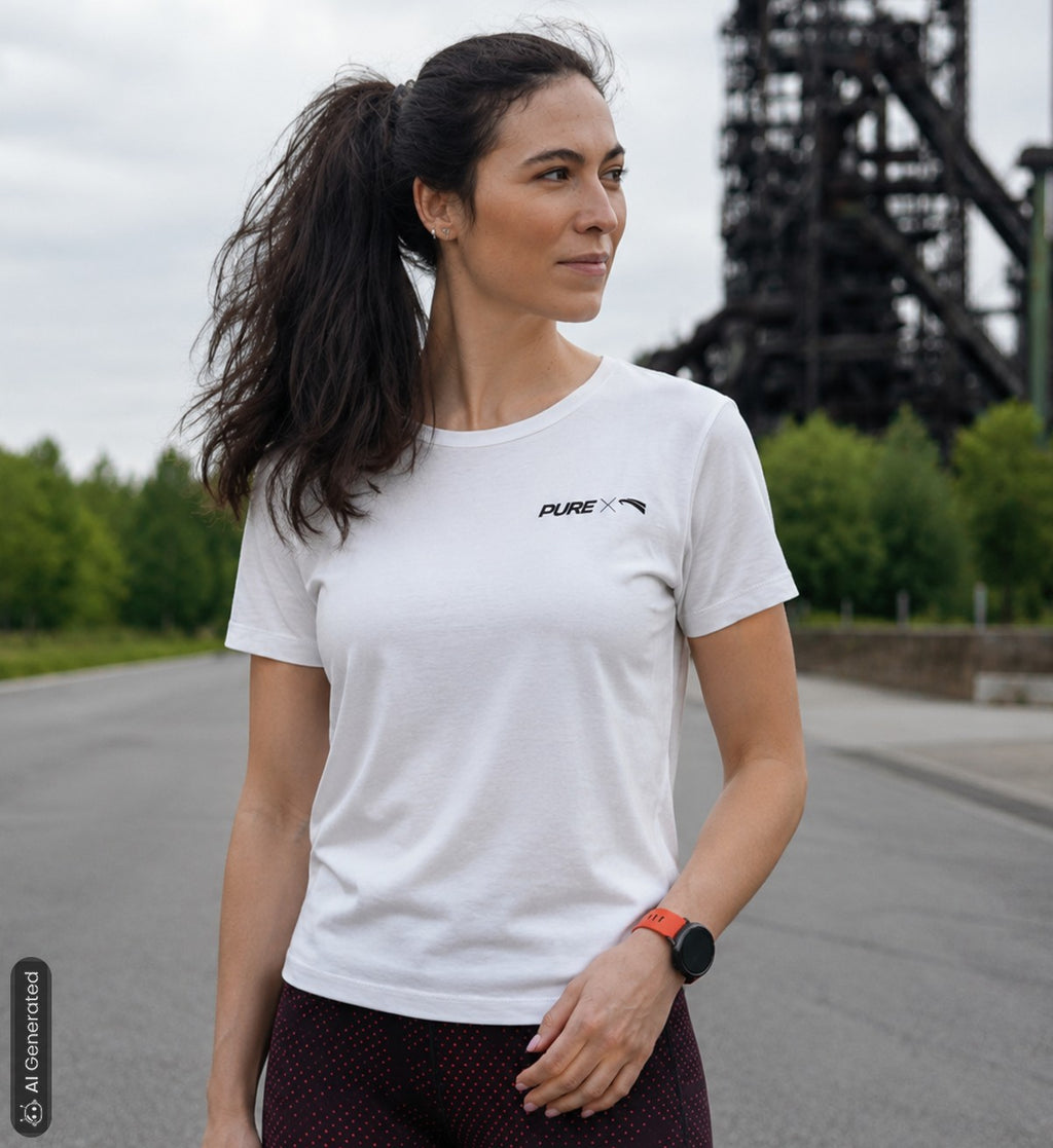 Pure x Pain Women's T-Shirt Light with Signature Backprint