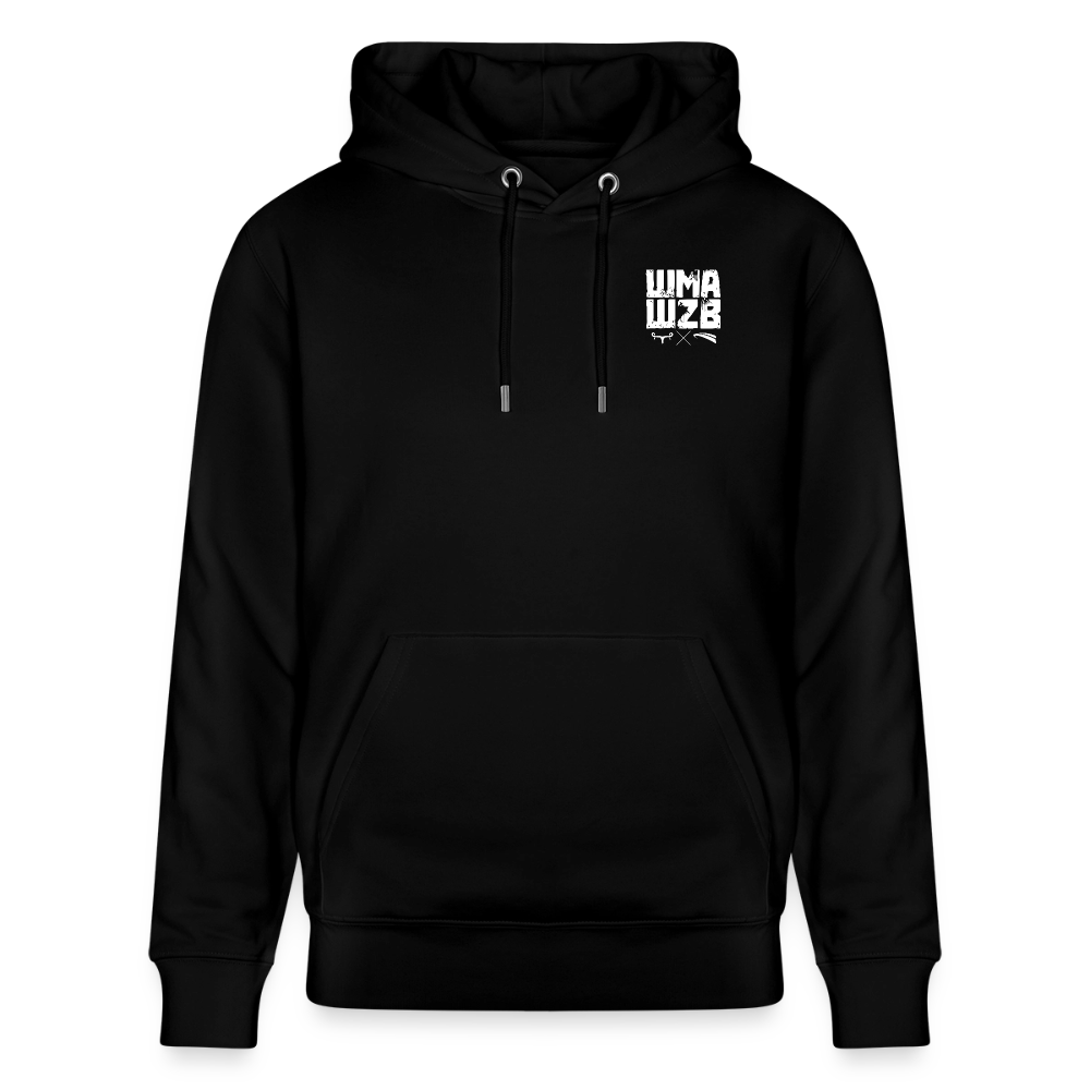 WMAWZB Unisex Hoodie Dark with Statement Backprint