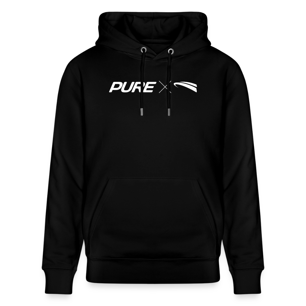 Pure x Pain Unisex Hoodie Dark with Logo Frontprint