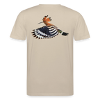 Abubilla Unisex Organic T-Shirt – Hoopoe Free Flight Backprint