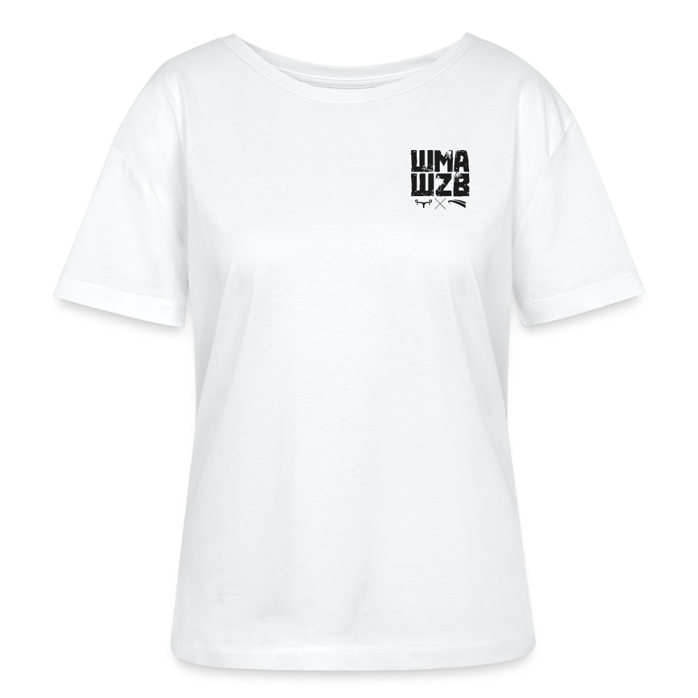 WMAWZB Women's Light T-Shirt with Statement Back Print