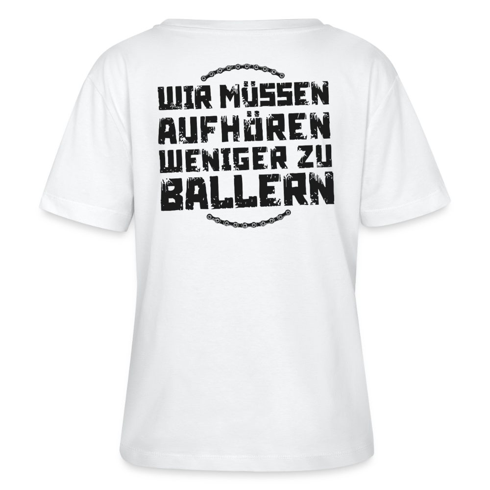 WMAWZB Women's Light T-Shirt with Statement Back Print