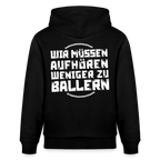 WMAWZB Unisex Hoodie Dark with Statement Backprint